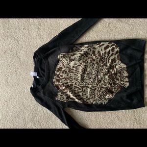 Brown Cheetah Animal Sweater